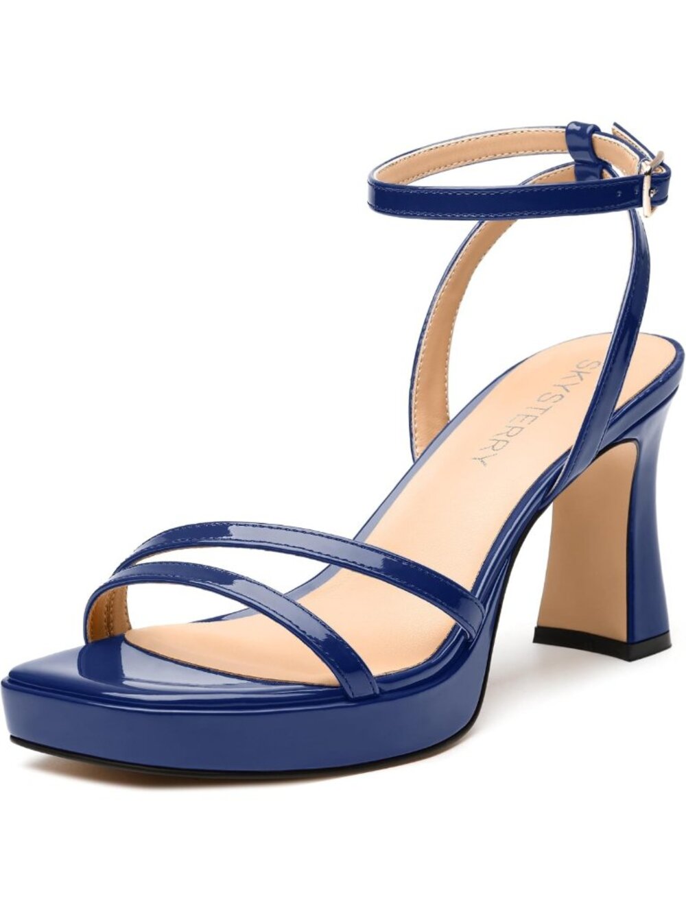 Stylish Square Open Toe Chunky Block Heels Sandals for Women - Perfect Summer